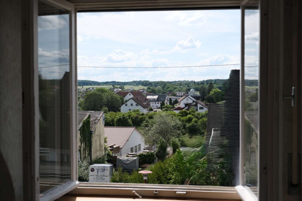Ausblick Schlafzimmer